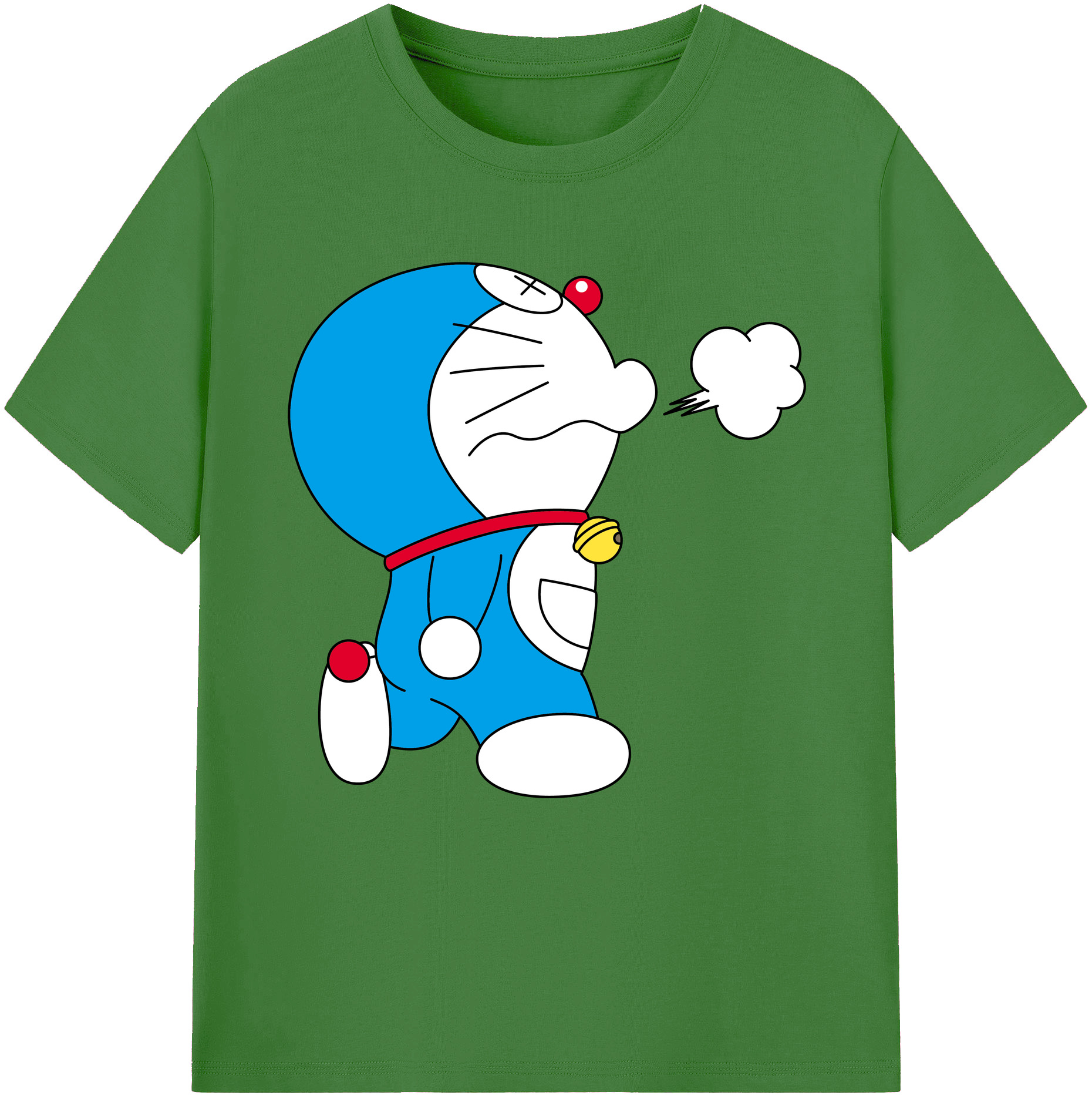 （画像用） ドラえもん Doraemon レディースカジュアルプリントTシャツ（綿100％）